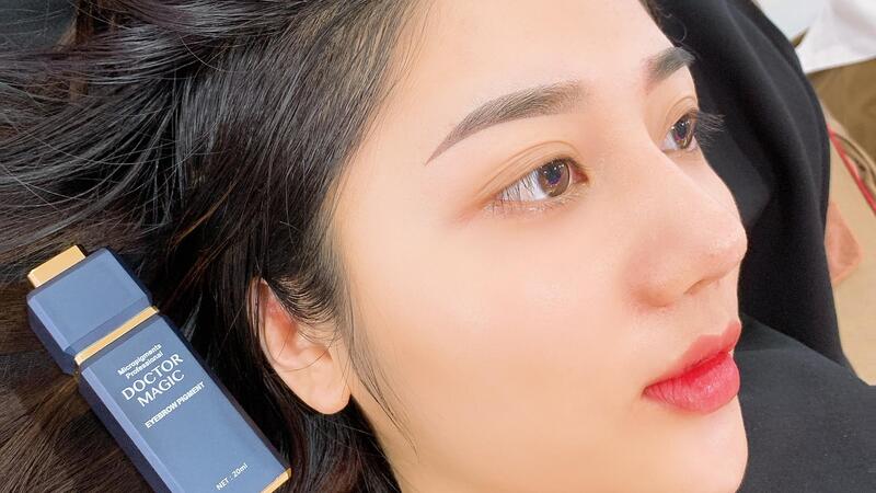 Xăm phun lông mày có ĐAU không? Có nên xăm lông mày? hình ảnh khách hàng phun chân mày mailisa