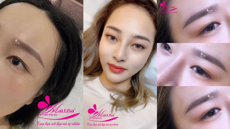 Tác hại của xăm chân mày NGHIÊM TRỌNG tại các TMV không uy tín Phun lông mày tại Mailisa