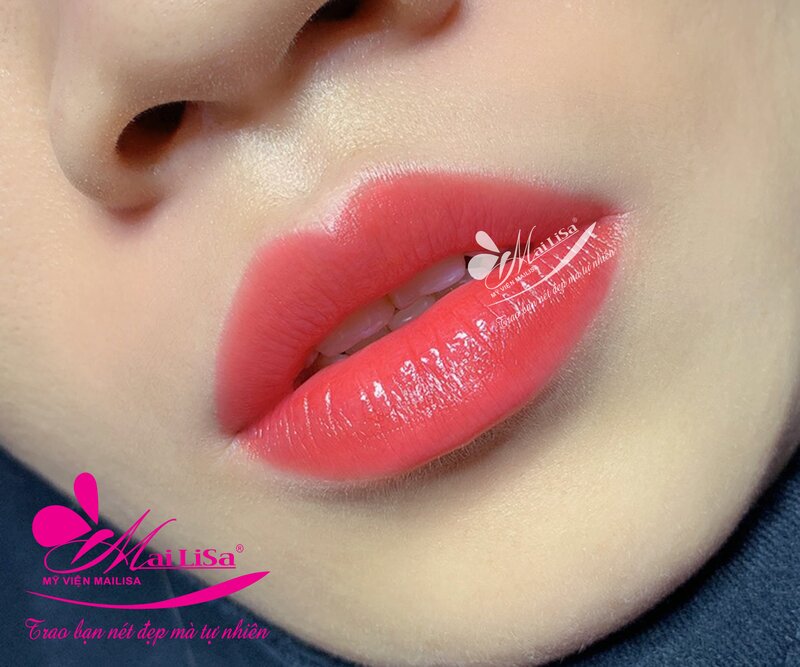 Phun môi hiệu ứng son lì 3D Mailisa: Có nên phun môi không? Phun môi ở mailisa giá bao nhiêu? hình ảnh phun xăm môi mailisa
