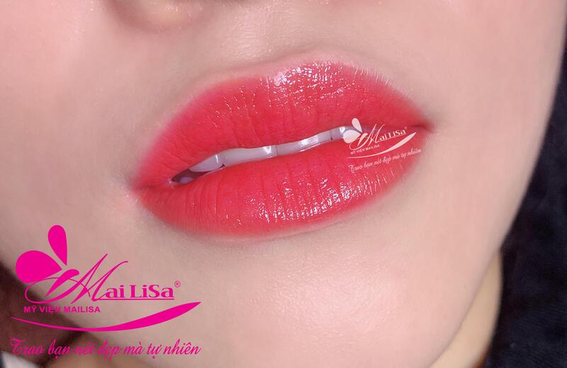 Phun môi hiệu ứng son lì 3D Mailisa: Có nên phun môi không? Phun môi ở mailisa giá bao nhiêu? hình ảnh phun môi ở mailisa