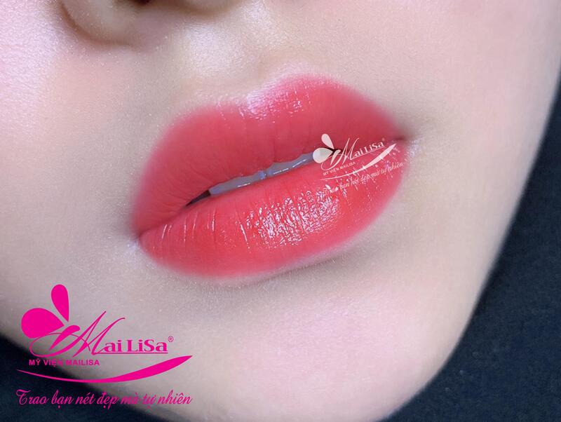 Phun môi hiệu ứng son lì 3D Mailisa: Có nên phun môi không? Phun môi ở mailisa giá bao nhiêu? hình ảnh xăm phun môi mailisa