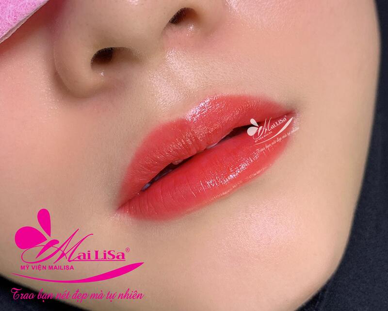Phun môi hiệu ứng son lì 3D Mailisa: Có nên phun môi không? Phun môi ở mailisa giá bao nhiêu? hình ảnh phun môi mailisa