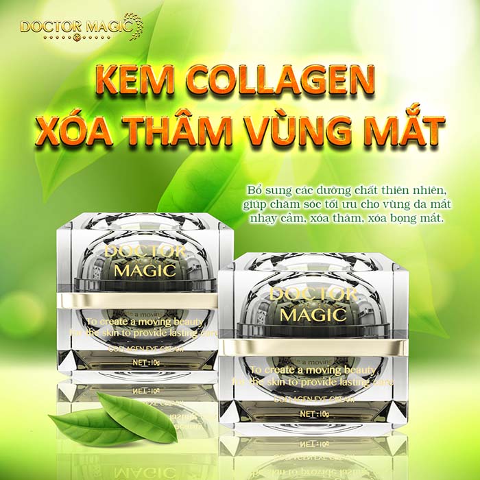KEM COLLAGEN XÓA THÂM VÙNG MẮT DOCTOR MAGIC KEM COLLAGEN XÓA THÂM VÙNG MẮT DOCTOR MAGIC