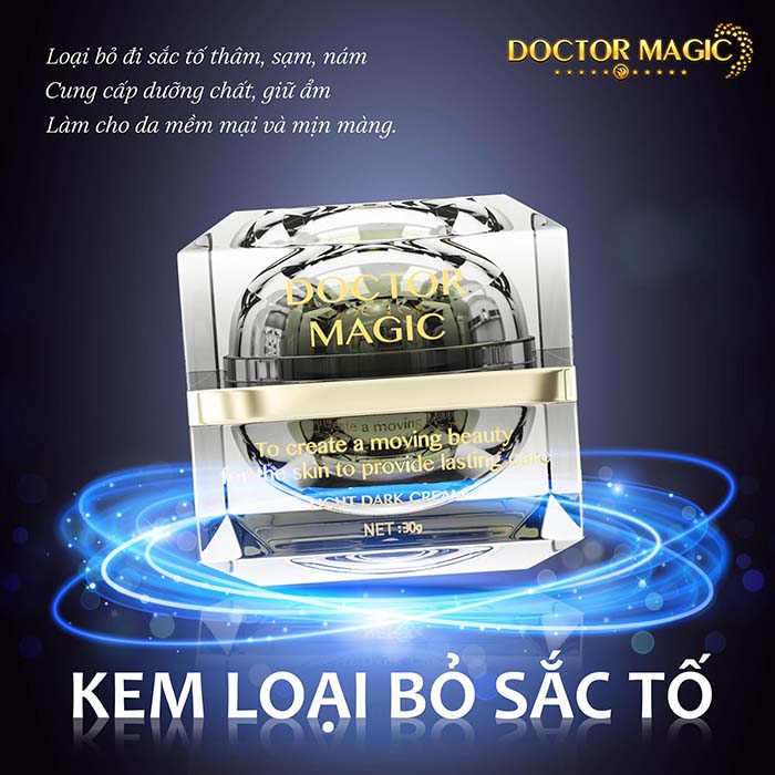 KEM LOẠI BỎ SẮC TỐ DOCTOR MAGIC KEM LOẠI BỎ SẮC TỐ