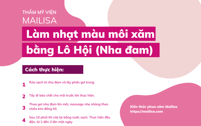 5 cách xử lý làm mờ vết viền xăm môi đậm tại nhà HIỆU QUẢ trong TIK TOK làm nhạt mực phun môi bằng nha đam