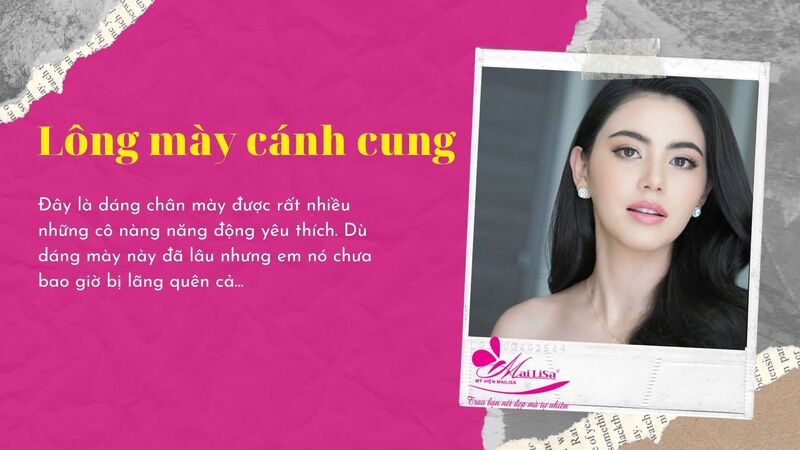 # 15 kiểu chân mày đẹp HOT, HỢP khuôn mặt nhất 2022 chân mày hình cánh cung