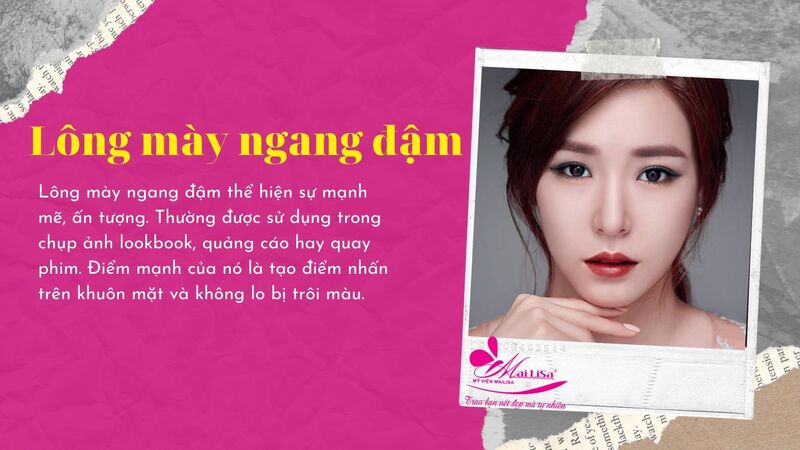 # 15 kiểu chân mày đẹp HOT, HỢP khuôn mặt nhất 2022 chân mày ngang đậm