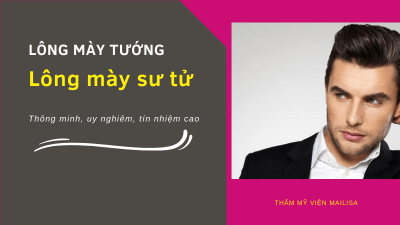 Tướng lông mày nam có thực sự quan trọng? Làm sao để sở hữu tướng lông mày phù hợp? lông mày sử tử