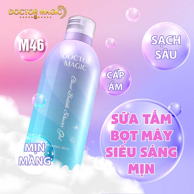 M46 - SỮA TẮM BỌT MÂY SIÊU SÁNG MỊN M46 - SỮA TẮM BỌT MÂY SIÊU SÁNG MỊN