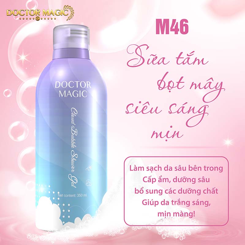 M46 - SỮA TẮM BỌT MÂY SIÊU SÁNG MỊN M46 - SỮA TẮM BỌT MÂY SIÊU SÁNG MỊN
