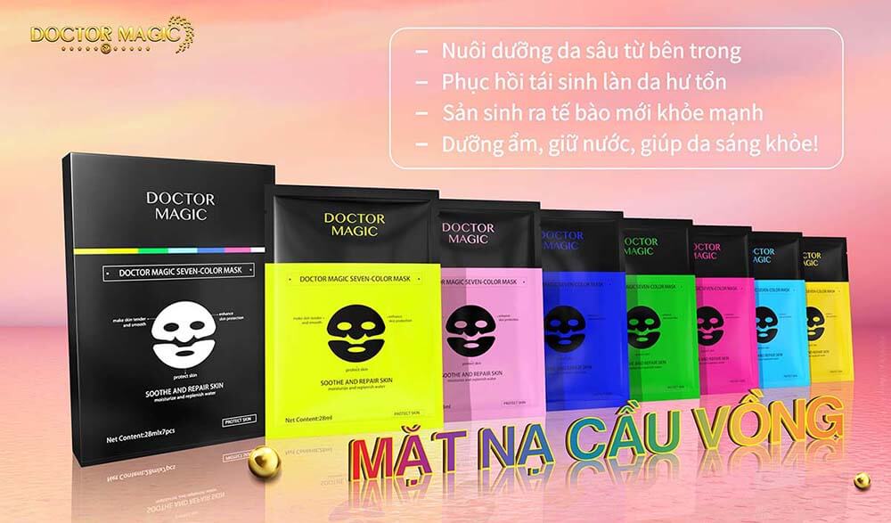 MẶT NẠ CẦU VỒNG Mặt nạ cầu vồng Doctor Magic