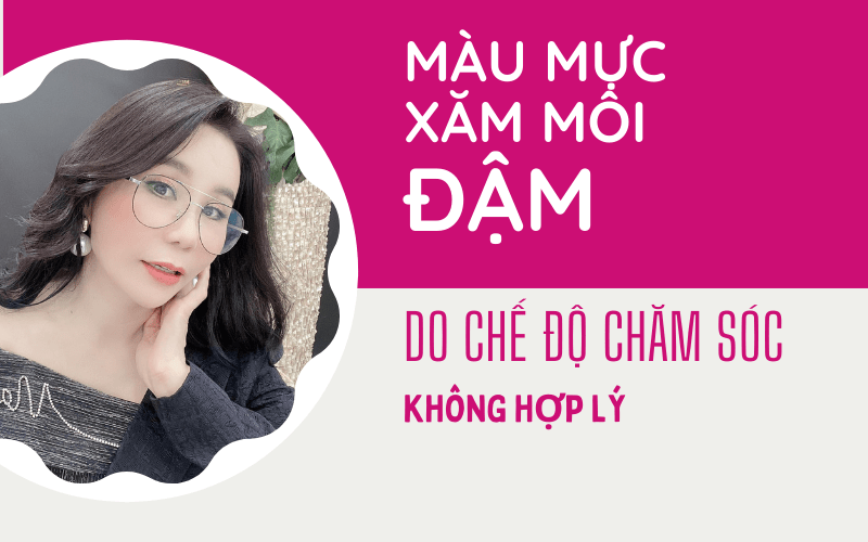 5 cách xử lý làm mờ vết viền xăm môi đậm tại nhà HIỆU QUẢ trong TIK TOK màu mực phun môi đậm