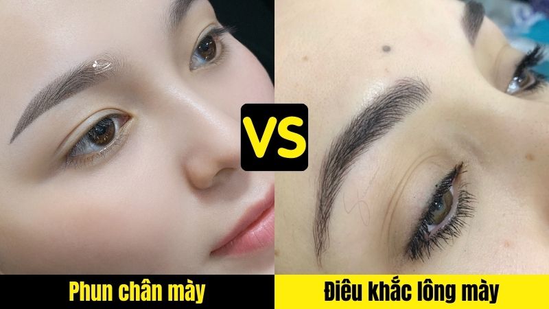 Lông mày điêu khắc là gì? RỦI RO khi điêu khắc chân mày nam nữ Nên chọn điêu khắc hay phun tản bột lông mày
