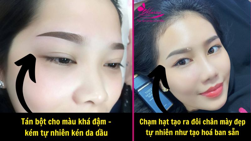 Phun lông mày bao lâu thì mờ? Mẹo làm cho lông mày mới xăm tán bột bền màu lâu phai 2022 nên phun mày chạm hạt hay phun tán lông chân mày