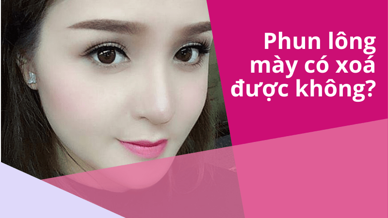 Xăm phun lông mày có ĐAU không? Có nên xăm lông mày? phun lông mày có xoá được không