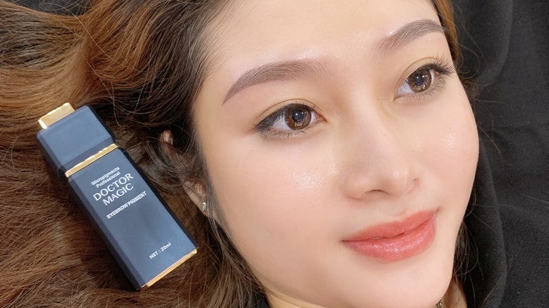 Mực xăm, thuốc ế xăm, ủ tê, phun xăm có ảnh hưởng đến thai nhi không? phun mày chạm hạt light touch mailisa