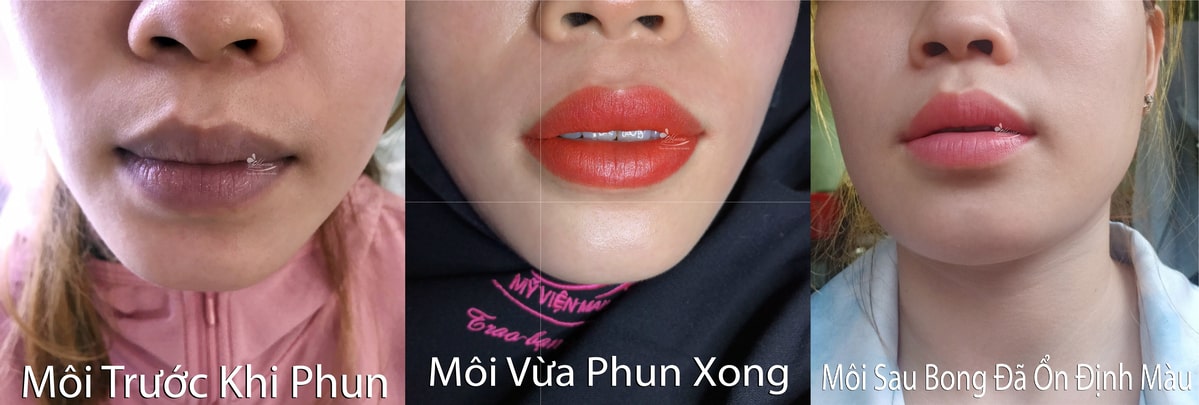 Phun Môi Hiệu Ứng Son lì 3D Phun Môi Hiệu Ứng Son lì 3D