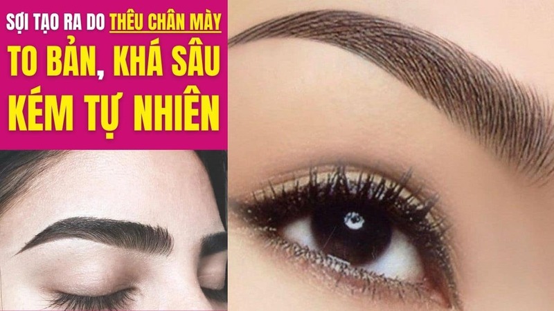 Phun xăm chân mày đẹp và điêu khắc chân mày: Nên chọn công nghệ nào HOT 2022 thêu chân mày tán bột