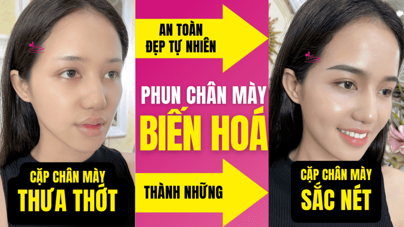 Phun xăm chân mày đẹp và điêu khắc chân mày: Nên chọn công nghệ nào HOT 2022 phun chân mày ở mailisa tự nhiên 2022