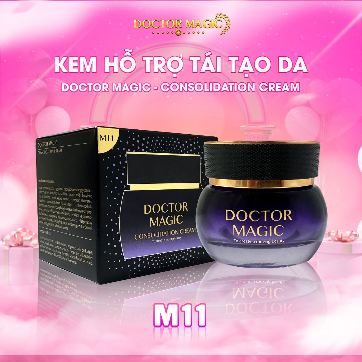 Kem Phục Hồi Tái Tạo Da Doctor Magic KEM PHỤC HỒI TÁI TẠO DA