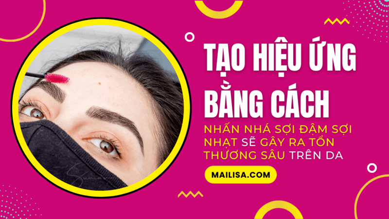 Lông mày điêu khắc là gì? RỦI RO khi điêu khắc chân mày nam nữ bản chất về điêu khắc lông mày 3d