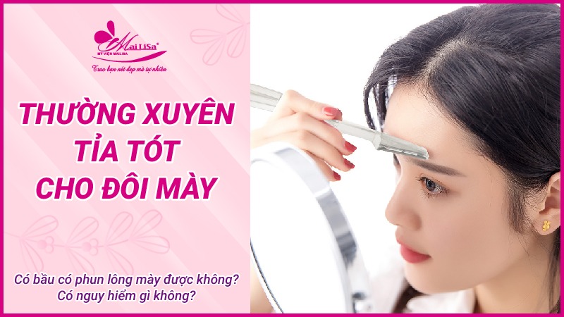 Mực xăm, thuốc ế xăm, ủ tê, phun xăm chân mày có ảnh hưởng đến thai nhi không? tia chân mày