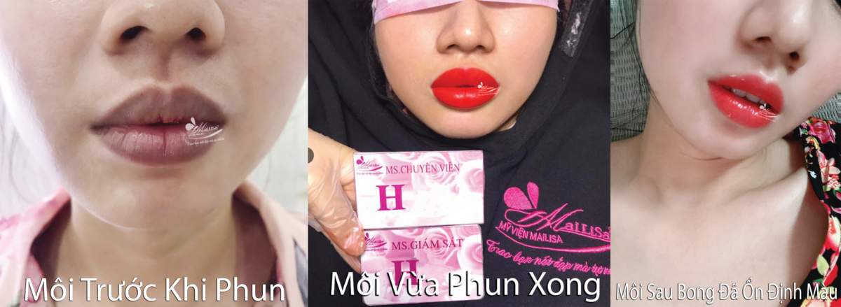 Phun Môi Hiệu Ứng Son lì 3D Phun Môi Hiệu Ứng Son lì 3D
