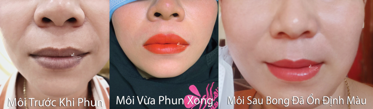 Phun Môi Hiệu Ứng Son lì 3D Phun Môi Hiệu Ứng Son lì 3D