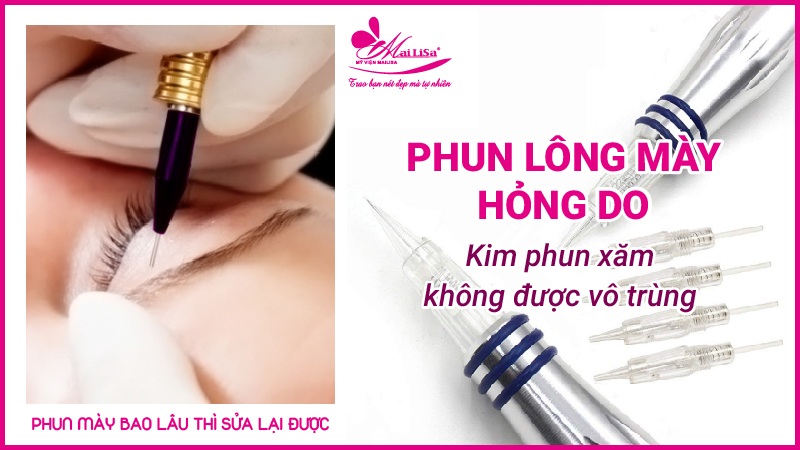 Xăm chân mày lỗi bao lâu sửa được? Cách chỉnh sửa lông mày bị lỗi 2022 xăm chân mày bị lỗi