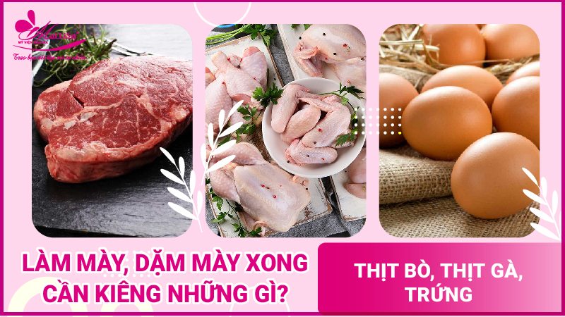 Xăm lông mày kiêng gì để mày lên màu chuẩn đẹp mà bạn cần biết năm 2022 kiêng sau khi xăm