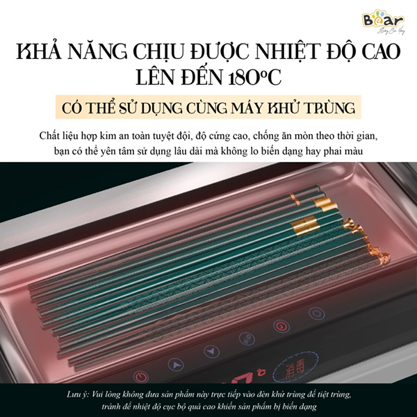 Bộ đũa nhựa phủ Nano Bear CX-E0102 8 bo dua nhua phu nano bear cx e0102 7