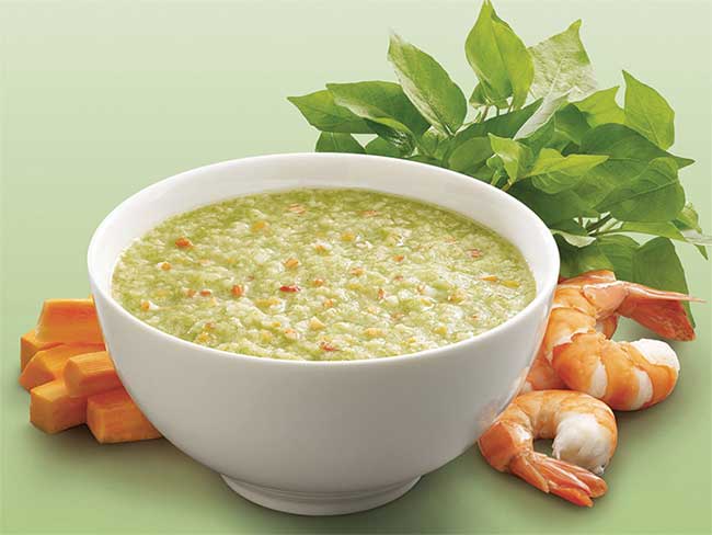 Tôm nấu với rau gì cho bé ăn dặm? Rau ngót