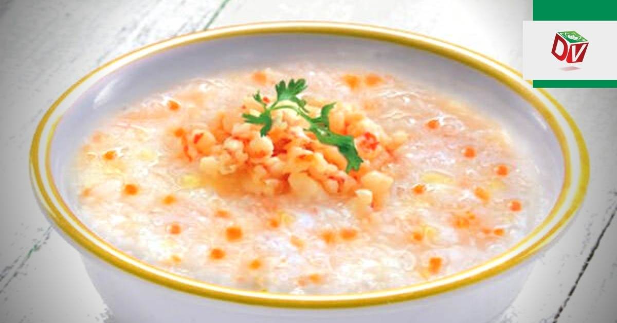Cách nấu cháo tôm với với hạt sen