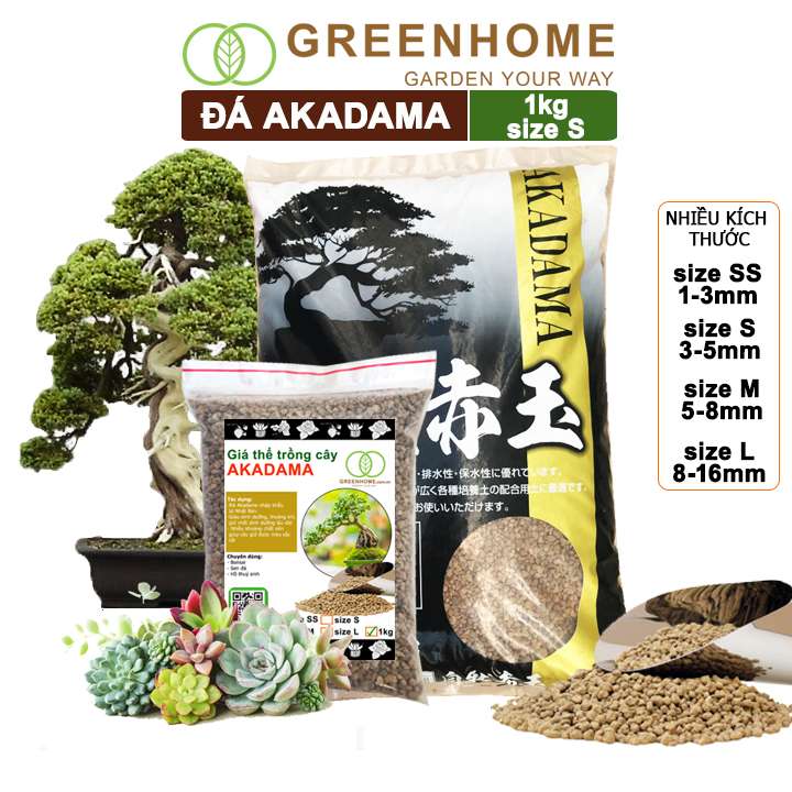 Đất Akadama, Giá Thể Bonsai, Kiểng Lá, Sen Đá, Phân Nền Thủy Sinh, Nhiều Dưỡng Chất