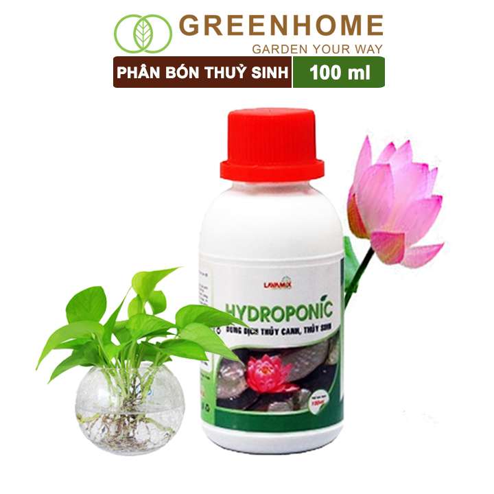 Dung Dịch Thủy Canh, Lavamix, Phân Bón Cây Thuỷ Sinh, Hoa Sen, An Toàn Cho Cá, Tép Cảnh