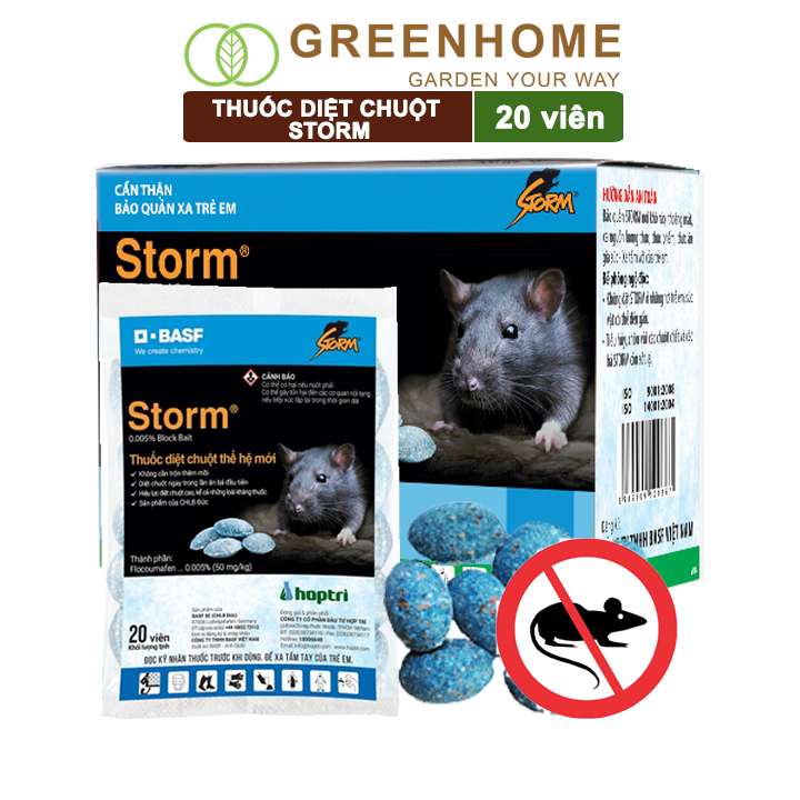 Thuốc Diệt Chuột Storm, Sinh Học Thế Hệ Mới, Tận Gốc, Cả Tổ, An Toàn Với Người, Vật Nuôi