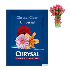 Dưỡng Hoa Lâu Tàn  Chrysal, Gói 5gr, Phân Bón Cho Hoa Cắt Cành, Lâu Tàn, Nở Bông To, Không Bị Hôi Nước