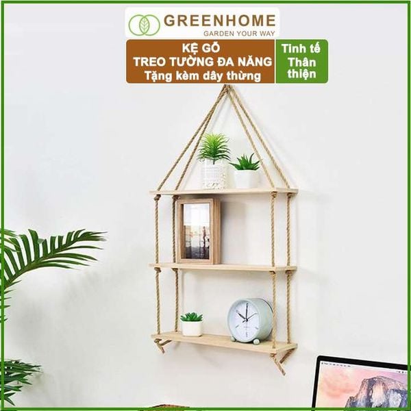 Kệ gỗ treo tường