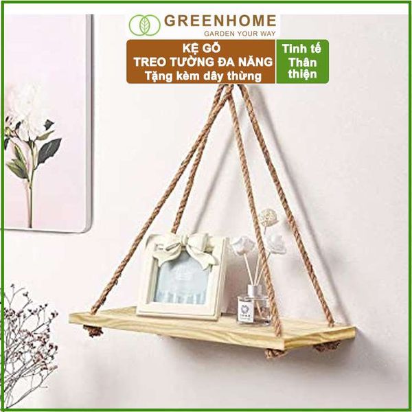 Kệ gỗ treo tường