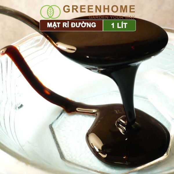 Mật rỉ đường Sfarm, chai 1lít - Ủ dịch chuối, nuôi cấy vi sinh, ủ phân hữu cơ, cải tạo đất |Greenhome