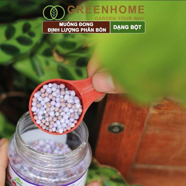 Muỗng đong định lượng phân bón dạng bột, 2 đầu, chia vạch sẵn, tiện lợi, dễ sử dụng