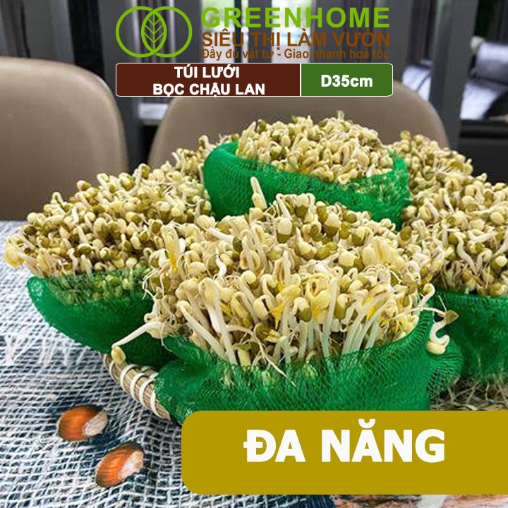 Lưới Lót Chậu Lan, D35cm, Dụng cụ làm vườn, Lót Đáy Chậu, Ngăn Rơi Vãi Giá Thể, Phân Bón, Độ Bền Cao, Dễ Dùng