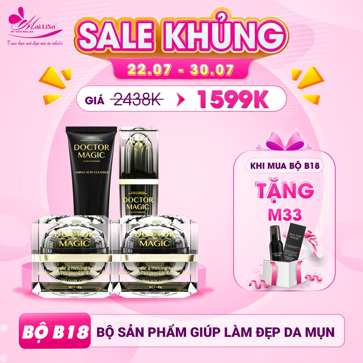 Sale Lớn Tri Ân - Nhân Ngày Nhà Giáo bộ b18 doctor magic