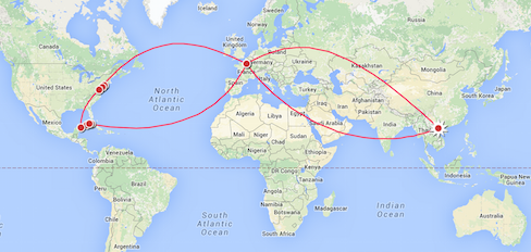 Bản Đồ Tour CubaCuba 1