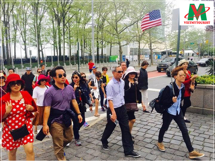 Hình Ảnh Khách Đoàn Đi Tour Mỹ Mùa Hoa Anh Đào