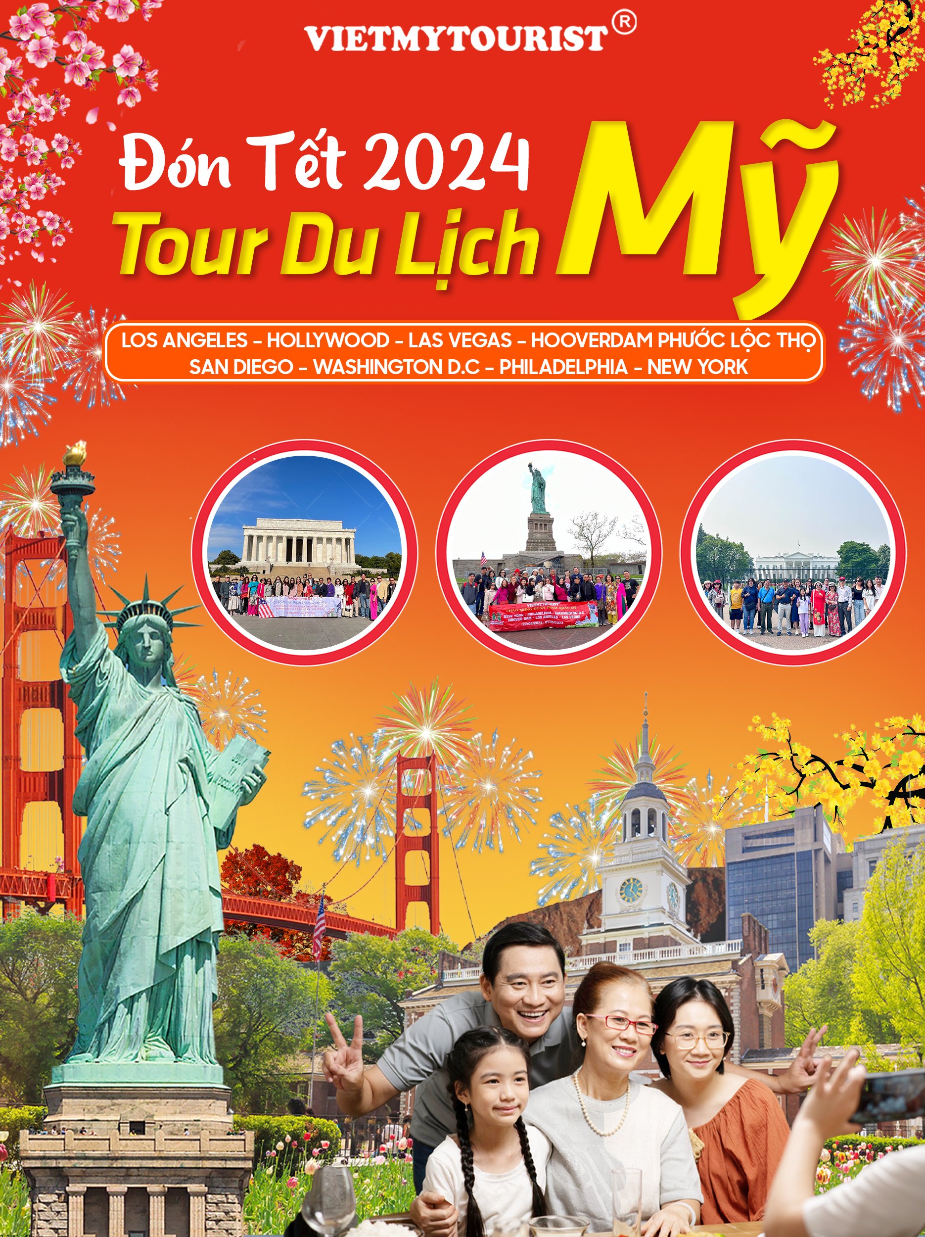 Tour Tây Đông Mỹ – 30 Tết